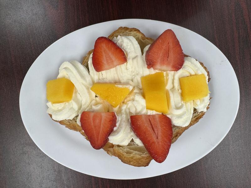 D14. Strawberry Mango Croissant