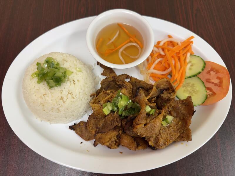 6. Lemongrass Pork Rice Platter