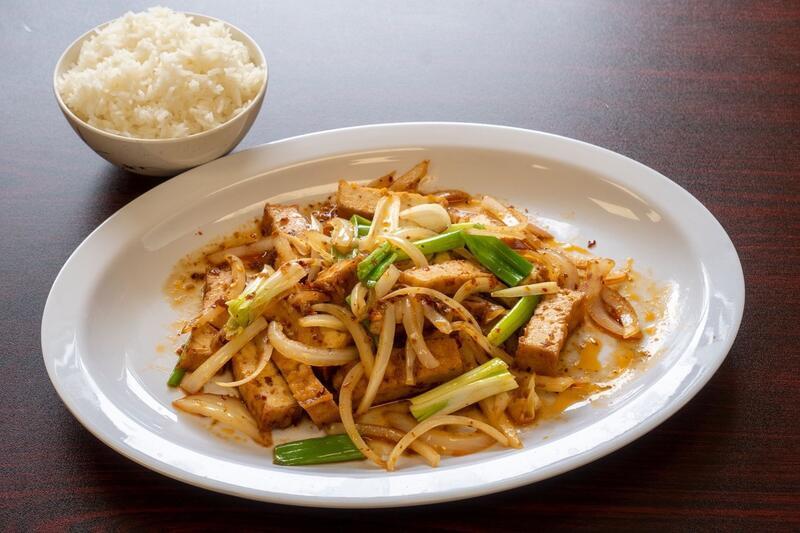 24. Lemongrass Tofu Rice Platter