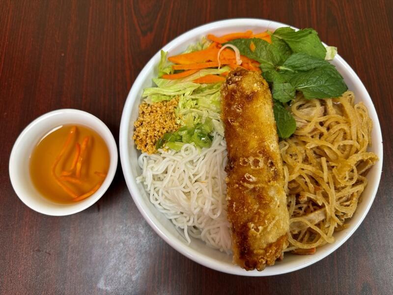 36. Pork Skin & Egg Roll Salad Bowl