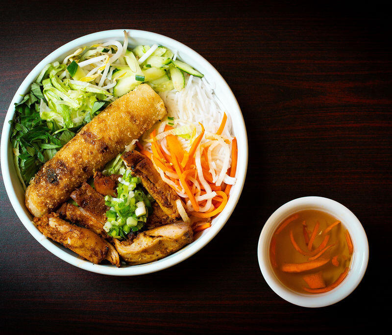 39. Chicken & Egg Roll Salad Bowl